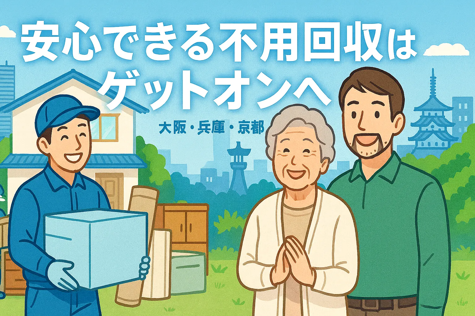 不用品回収は安心できる業者に！失敗しない選び方とゲットオンの強み