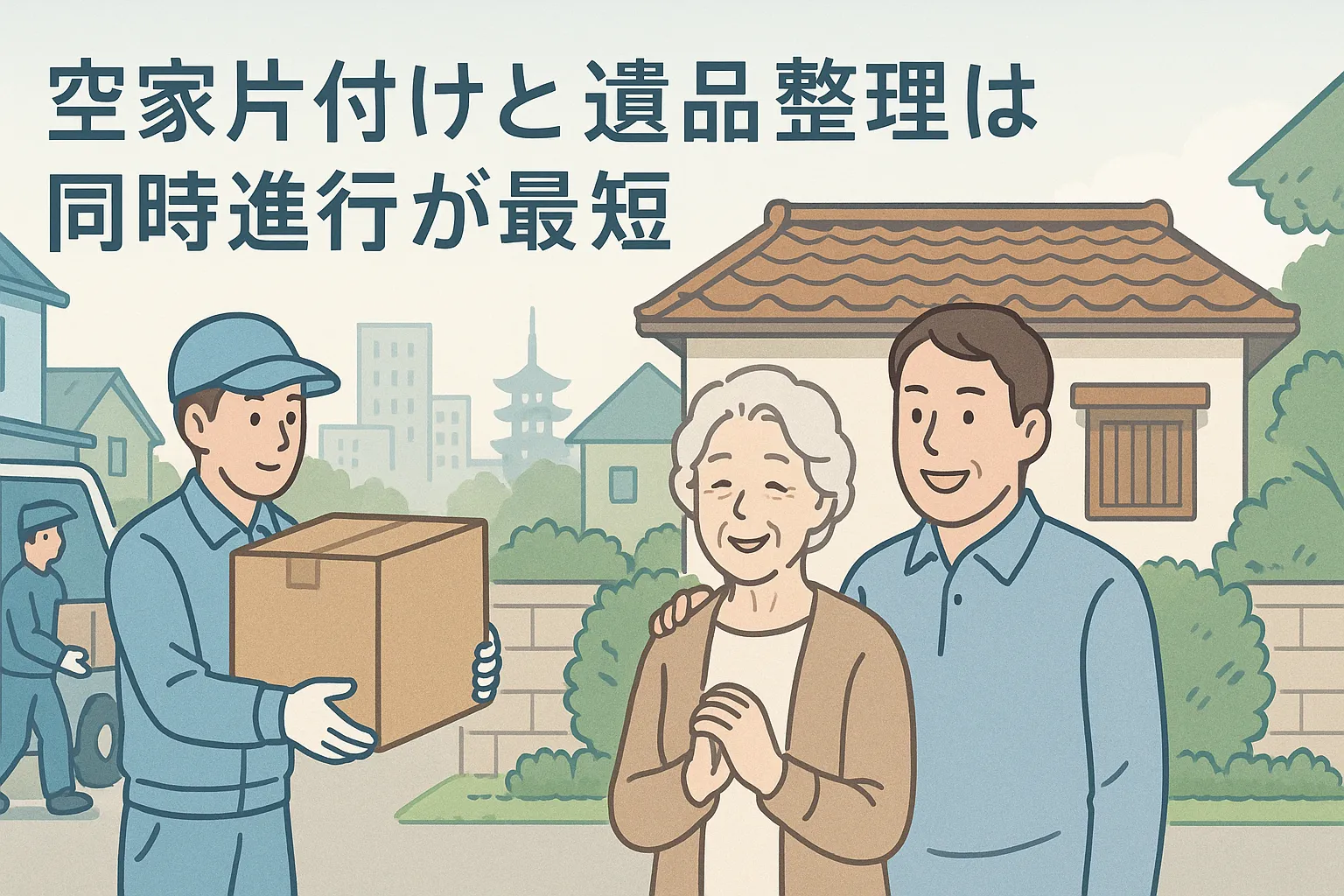 空家片付けと遺品整理を同時に進める最短手順｜関西一円はゲットオンにお任せ
