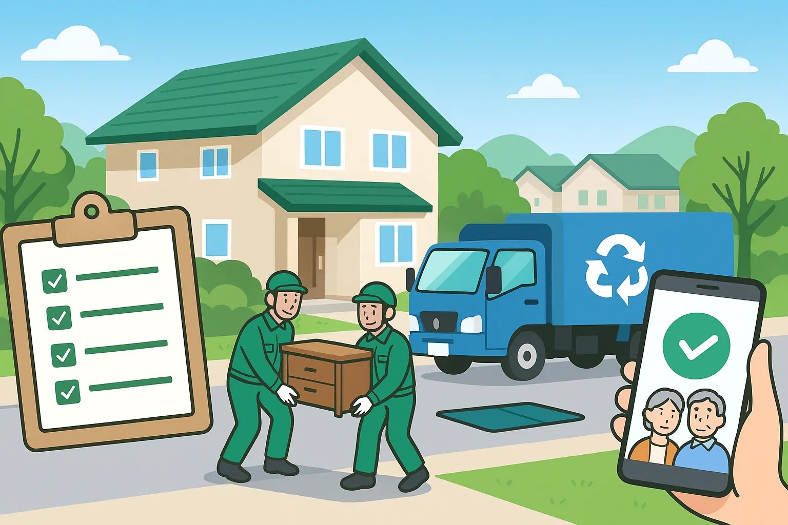 空家片付け×遺品整理、売却前にどこまで必要？関西で最短スケジュールと費用を抑えるコツ