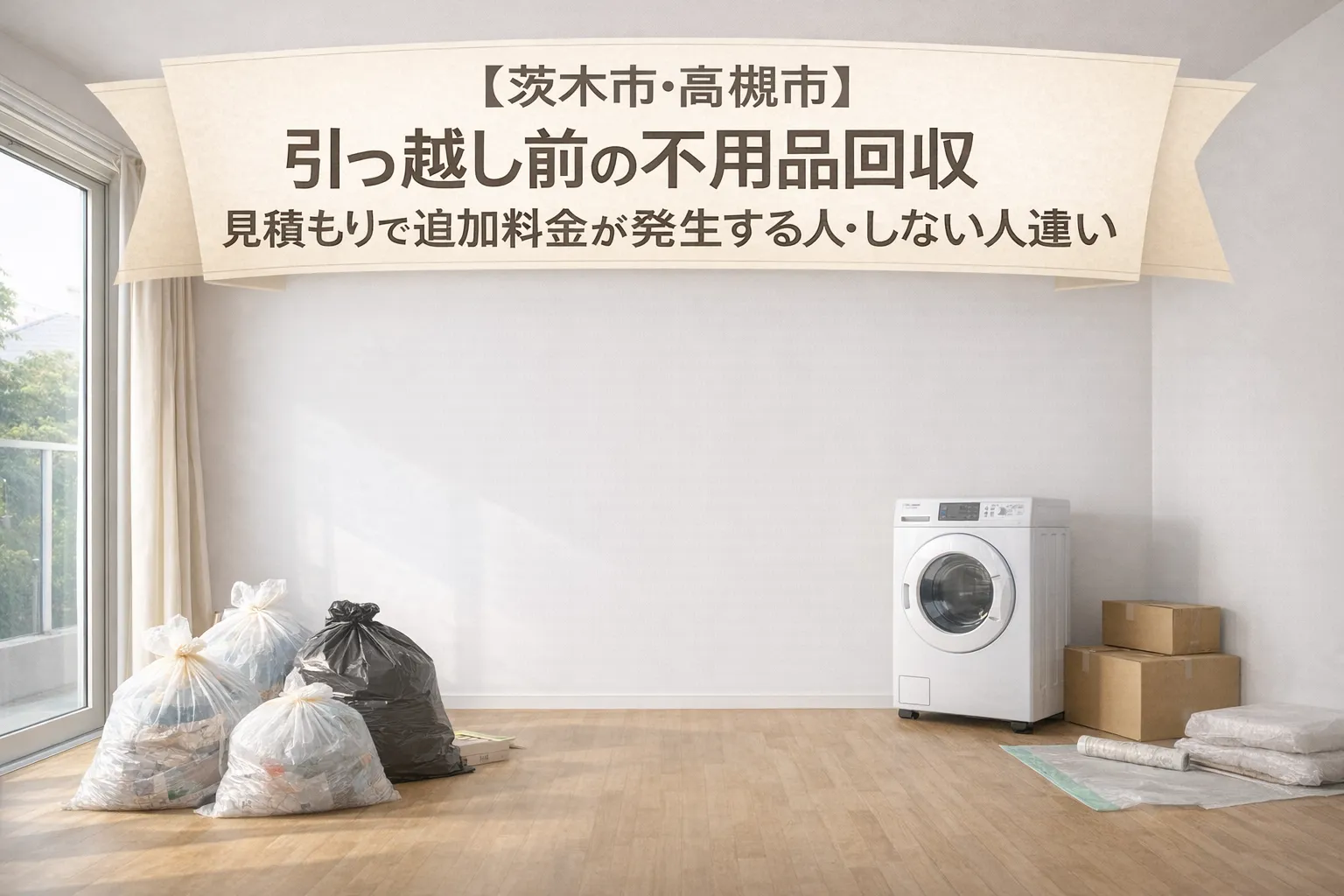 引っ越し前の不用品回収