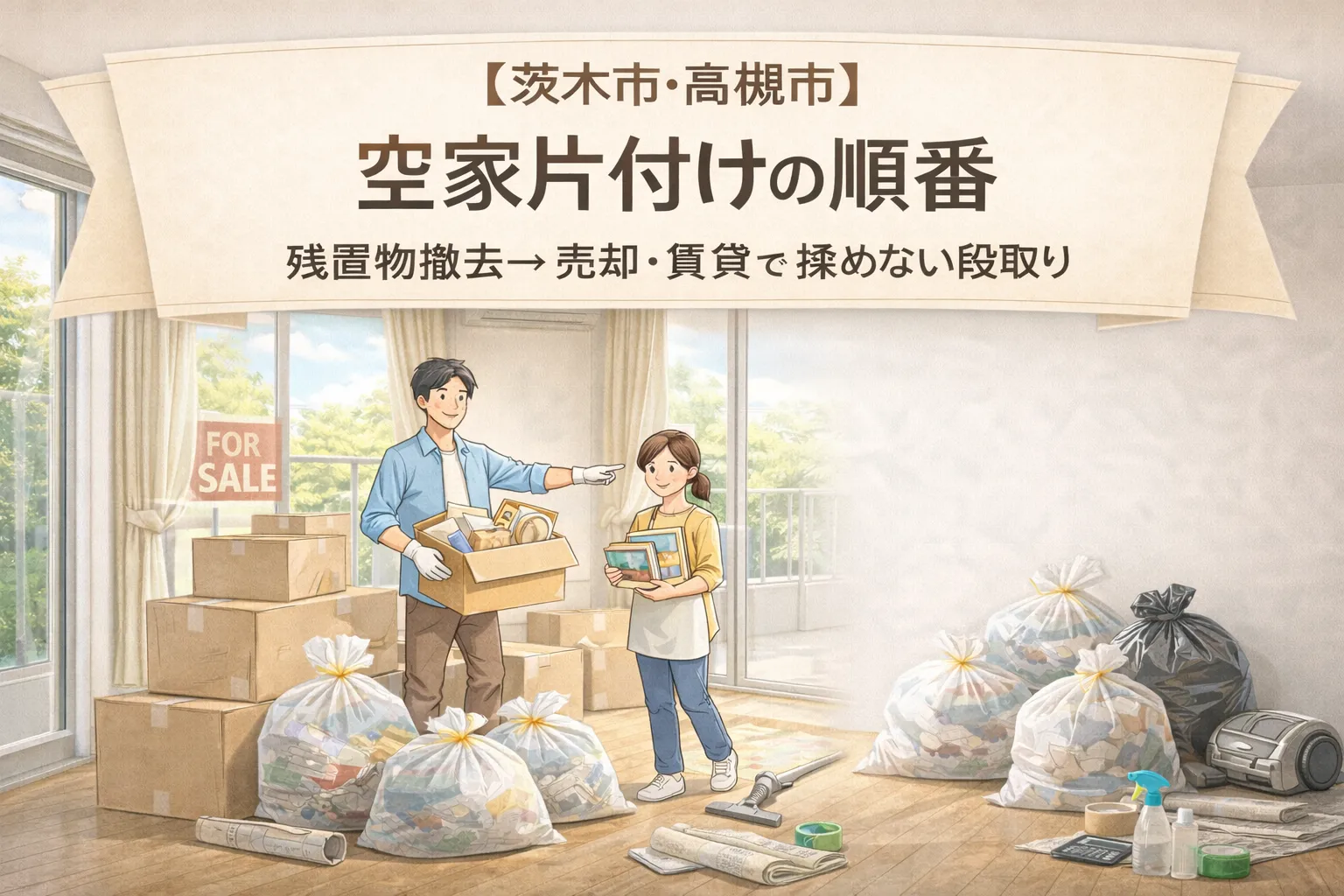 空家片付けの順番